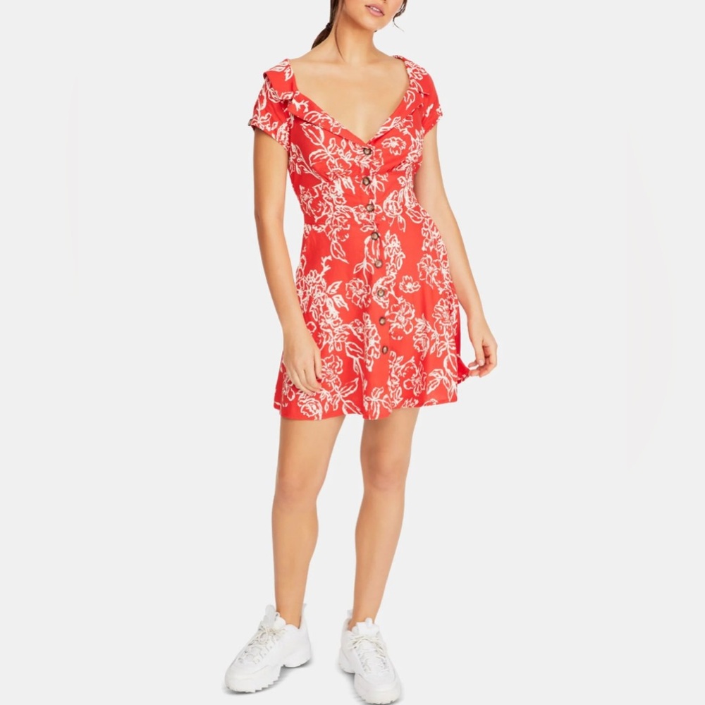 Free People A Thing Called Love Mini Dress